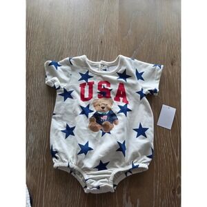 Grayson collective baby boy romper‎ 3-6 mos